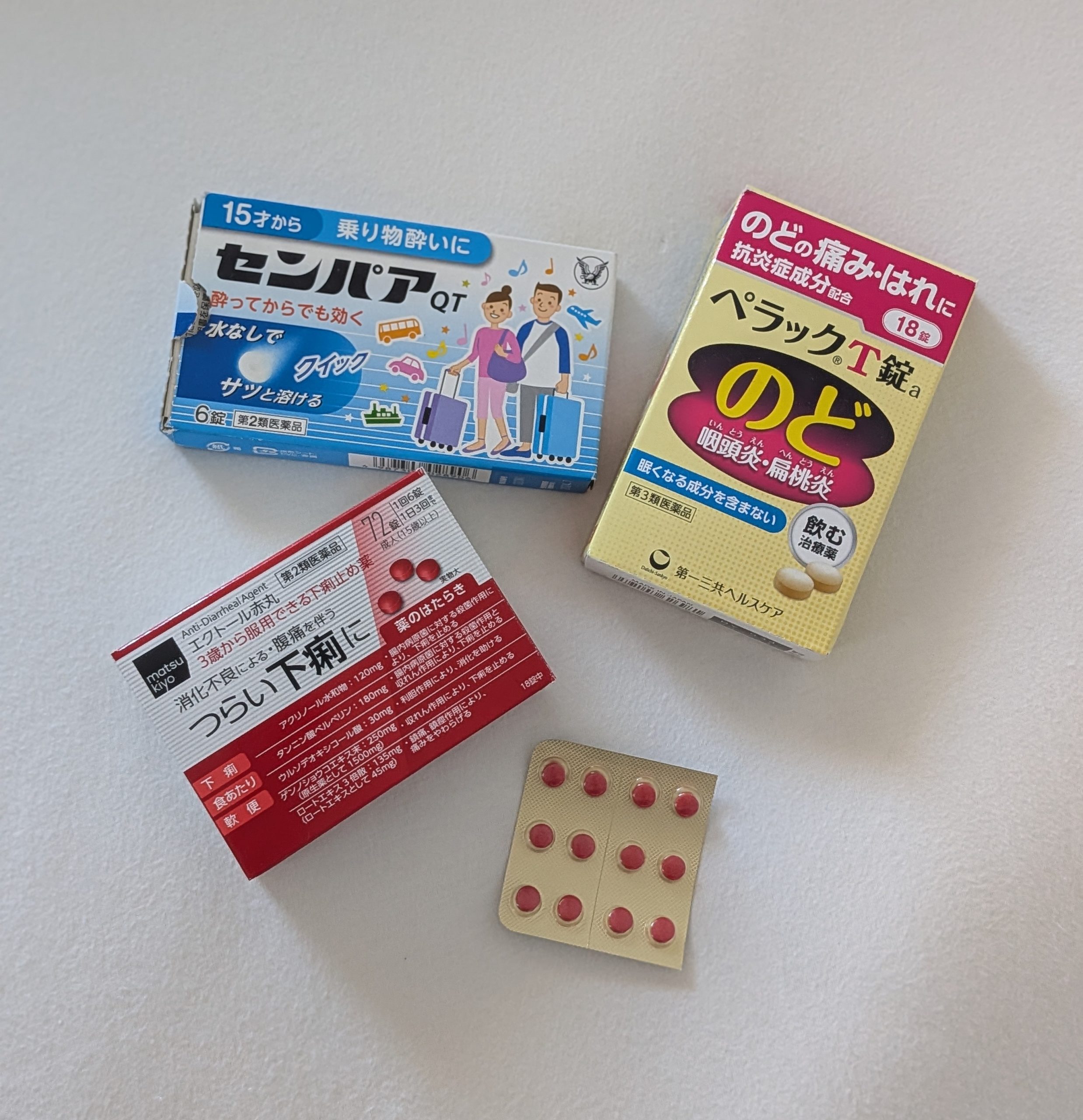 一人旅、体調管理は薬3つで乗り切る。ヘルスケア編【旅の基礎】