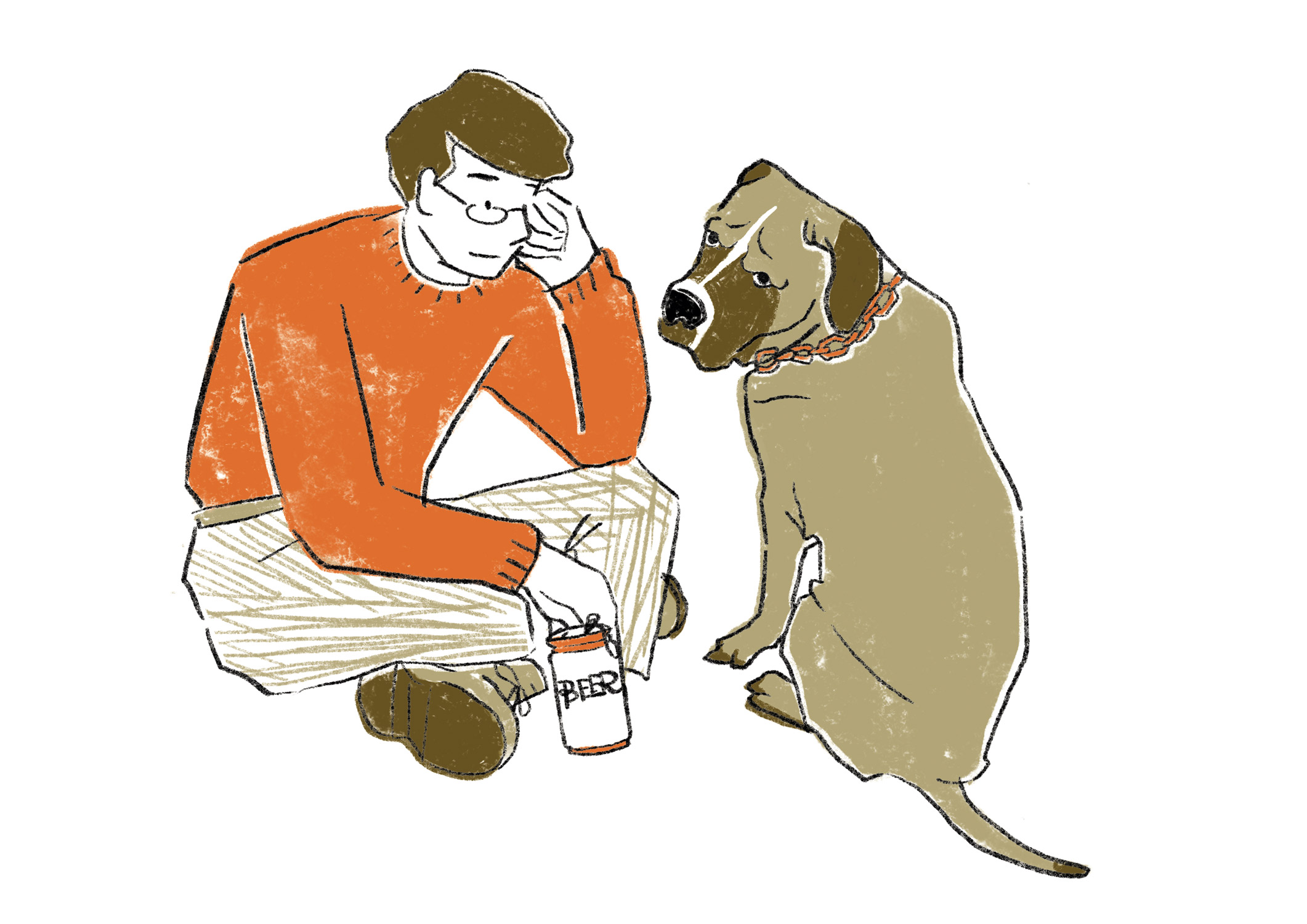 AOMODEイラスト boy&dog